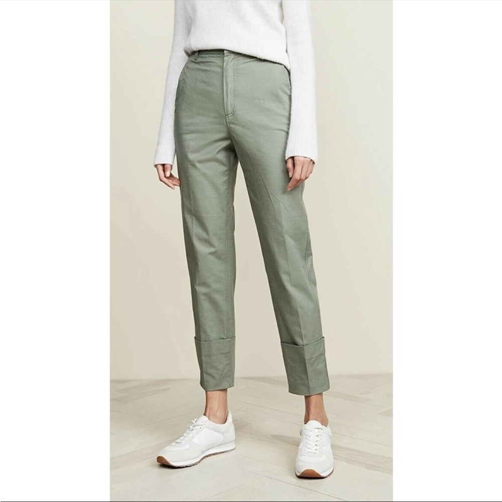 NWT The Script Claudia Pants Cotton/Linen Cuffed